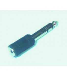 Conector adaptador Jack 6,3 mm macho a Jack 3,5 mm hembra
