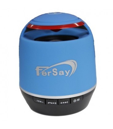 Mini Altavoz Bluetooth 3.0 Con Tarjeta Sd Azul