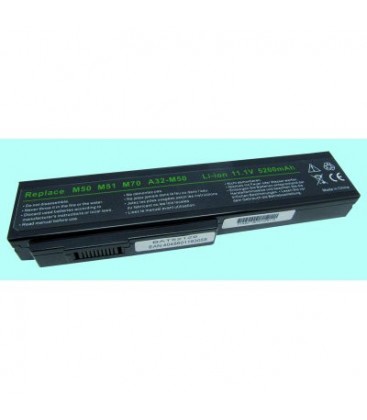 Bateria ordenador portatil 10.8(11.1)V/5200mAh, 58Wh ASUS A32-M50, negra