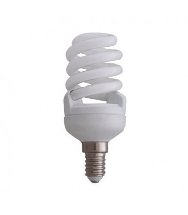 Bombilla Espiral Bajo Consumo 11W E14 Luz Blanca