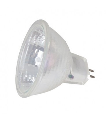 Bombilla halógena Fersay 50w, Conector GU5.3, durabilidad 2000 Horas