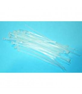 Brida nylon blanca 2,5 cm, bolsa de 100 unds