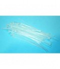 Brida nylon blanca 2,5 cm, bolsa de 100 unds