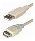 Cable usb 2.0 tipo A - a usb tipo A hembra