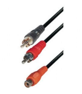Cable ConexióN 2 Rca Macho A Rca Hembra