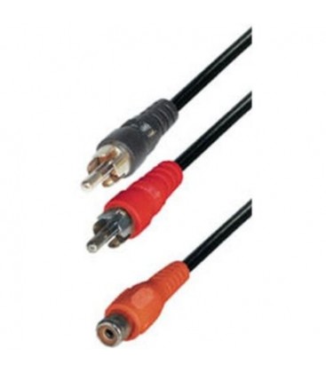 Cable ConexióN 2 Rca Macho A Rca Hembra