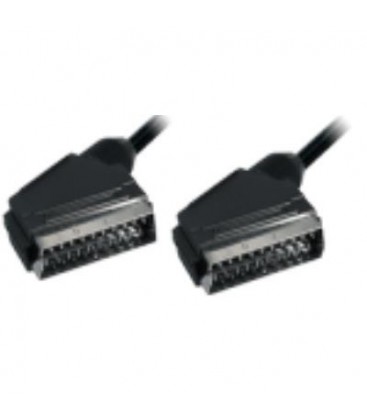 Cable euroconector macho a euroconector macho 21 pin, 2 metros