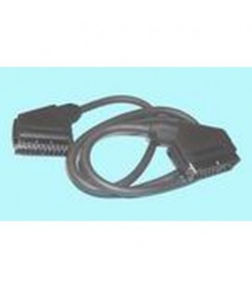 Cable euroconector macho a euroconector macho 21 pin, aislado, 1 metro