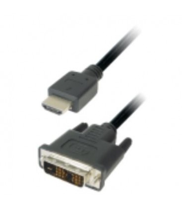 Cable Hdmi macho 19 pines a DVI macho 18+1, 3 metros