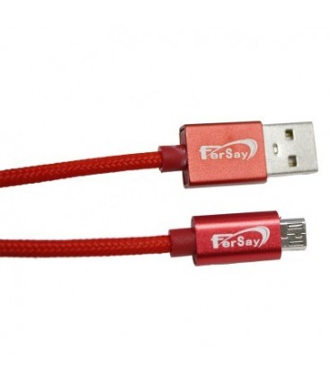 Cable Usb mini Usb Fersay rojo