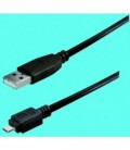 Cable micro usb-usb A macho-Micro Usb B Macho 1,8m