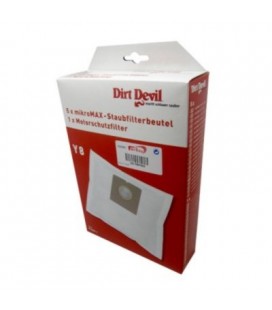 Caja con 5 bolsas +1 filtro aspirador Dirt Devil M 7007