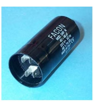 Condensador arranque lavadora 40/50 mf a 250V