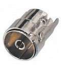 Conector hembra IEC 9,5 mm para montaje en placa