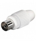 Conector Iec Hembra Blanco
