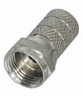 Conector tipo F macho para cable 5,2/3,2mm