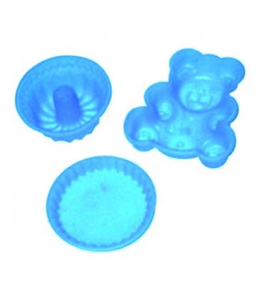 Conjunto minimoldes de silicona