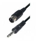 Cable Din 5p 180º - Jack 6,3 St M 1,5m E-A36