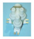 Electroválvula para lavadora universal, 3 vías, salida 90º
