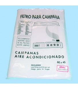 Filtro espuma para campana extractora 60 x 45 cm