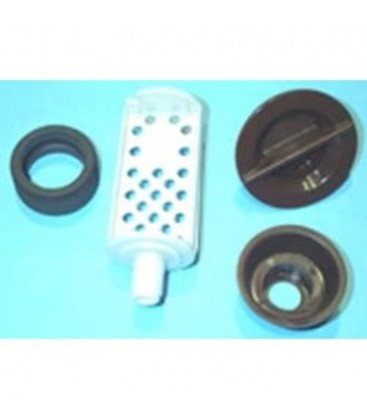 Filtro para lavadora Ignis, Philips, Whirlpool, tapa negra