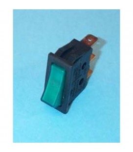 Interruptor verde unipolar 11 x 30 mm