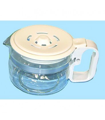 Jarra para cafetera universal regulable color blanca