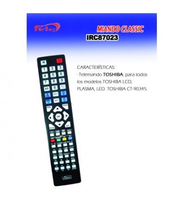 Mando a distancia para televisor Toshiba