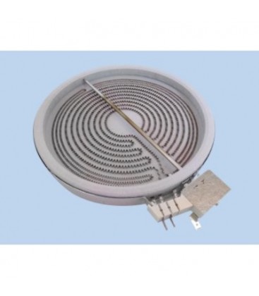 Placa eléctrica vitrocerámica diámetro 230 mm 2000W