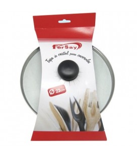 Tapa cristal para cacerola diámetro 22 cm