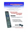 Mando para television programable por ordenador