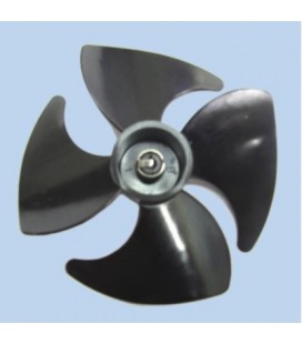 Aspa ventilador de plastico, color negro,fagor afc200NFX, ESCAL-F53, CAT-85NF, diametro 240MM