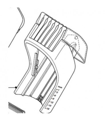 Peine de perfilar cortapelo QT4050