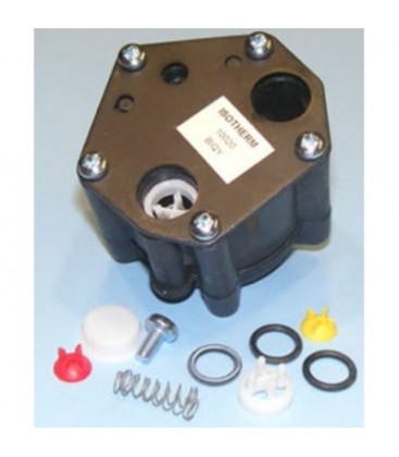 Valvula de agua isotherm para caldera Saunier duval, 05239800, eje de union mofificado + refuerzo ca bezal