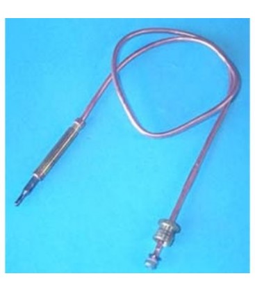 Termopar calentador Saunier Duval, SD14, SD26, SD27, longitud 500mm., tuerca M10