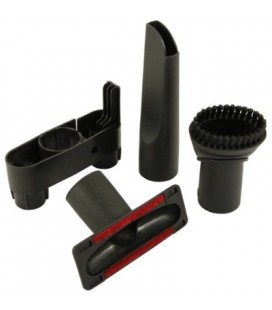 DIRT DEVIL, Accessory bracket + 3-piece brush set