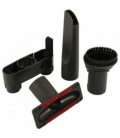 DIRT DEVIL, Accessory bracket + 3-piece brush set
