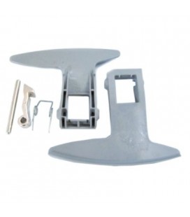 Cierre gris puerta escotilla completa lavadora brandt, edesa, MOD. F-1710X, F-2712X, FCH-2812X, colo r gris, LA0938800
