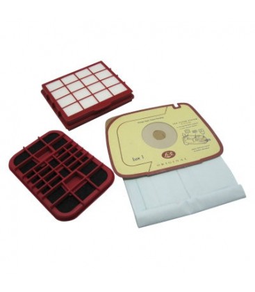 Kit filtro hepa + filtro carbon motor + 8 bolsasaspirador Lux