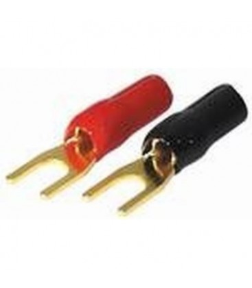 Terminal faston crimp dorado (100 unid.)