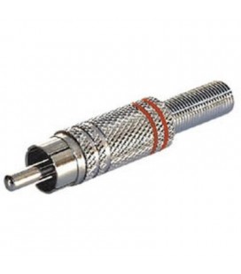 Rca m metal rojo 4mm