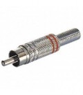 Rca m metal rojo 4mm