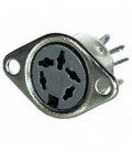 Conector din h chasis 5P 240º
