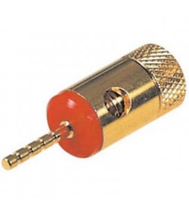 Conector tipo punta dorado rojo