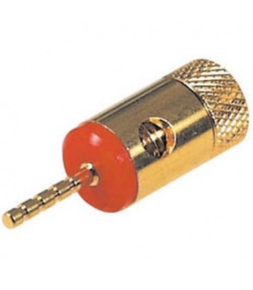 Conector tipo punta dorado rojo