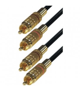 2rca m - 2RCA m 2,5m dorado 5mm