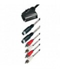 Euro m -4xRCA M+2xHOSIDEN 4P m 1,5m