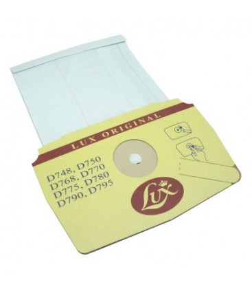 Juego 5 bolsas aspirador Lux D-780, D-790