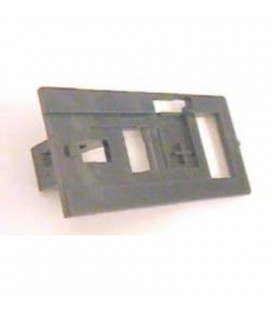Maneta negra de escotilla Ariston, Indesit, 019690