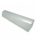 Tapa abatible ménsula mantequillera transparente plásticofrigo Liebherr, longitud: 43xcm Anclajes 42,5 cm. 9101192